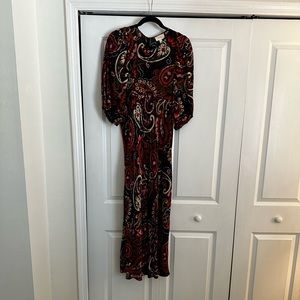 Kachel midi pattern dress, size L